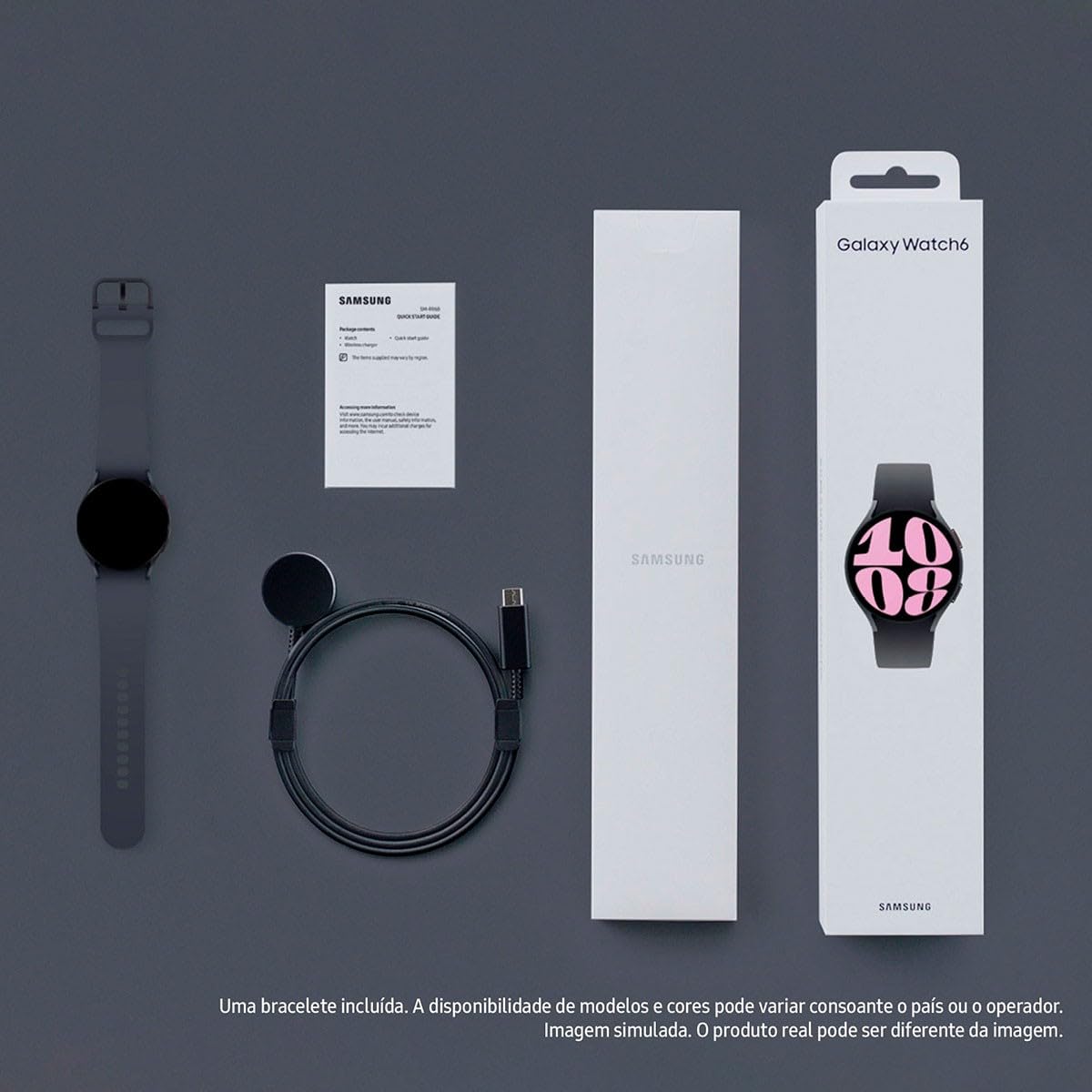 Samsung Galaxy Watch6 LTE 44 mm Graphite Bluetooth Smartwatch