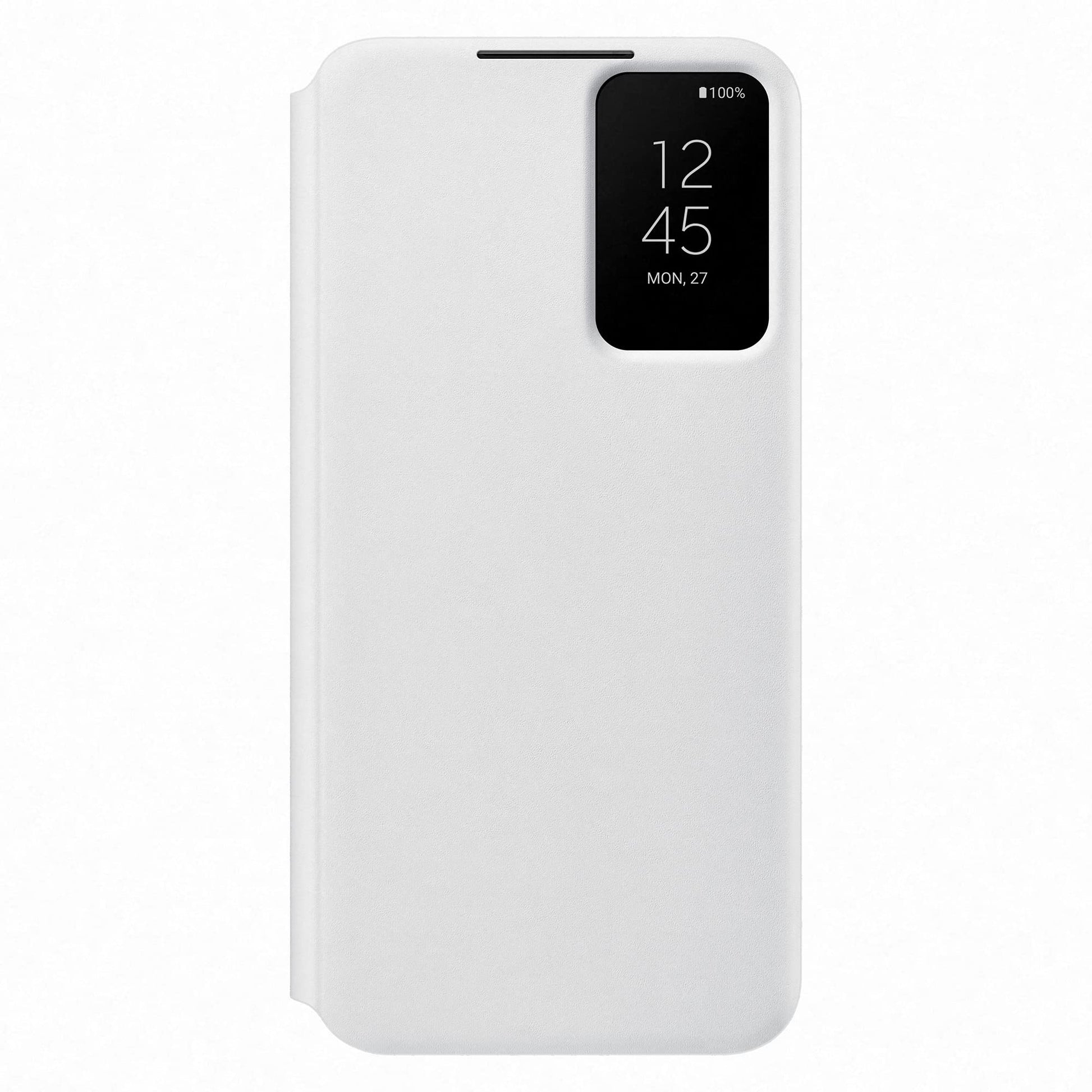 Samsung Official S22+ Smart Clear View Cover White