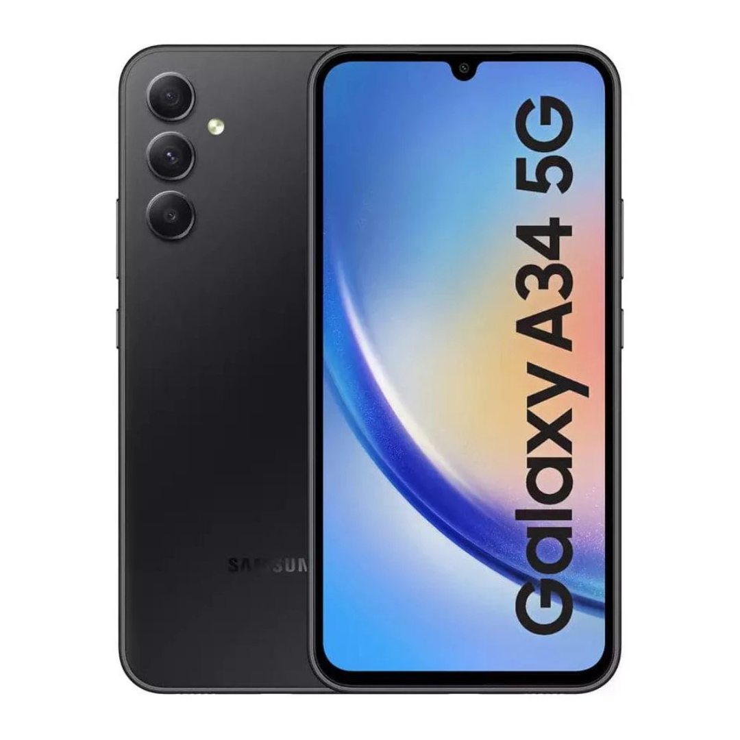 Samsung Galaxy A34 5G 128GB 6GB Dual SIM Graphite Smartphone
