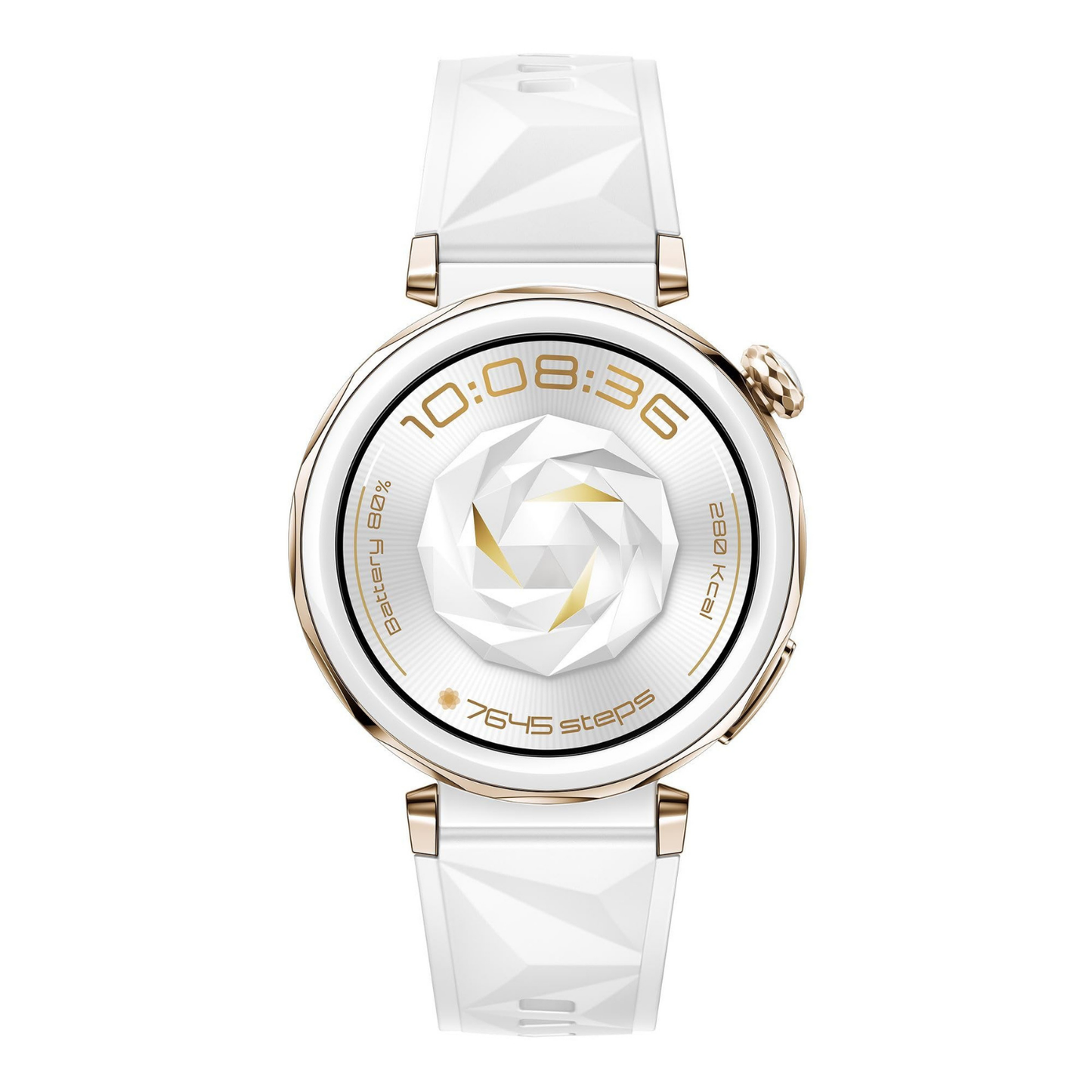 HUAWEI Watch GT 5 Pro 42mm iOS and Android Compatible White Smartwatch