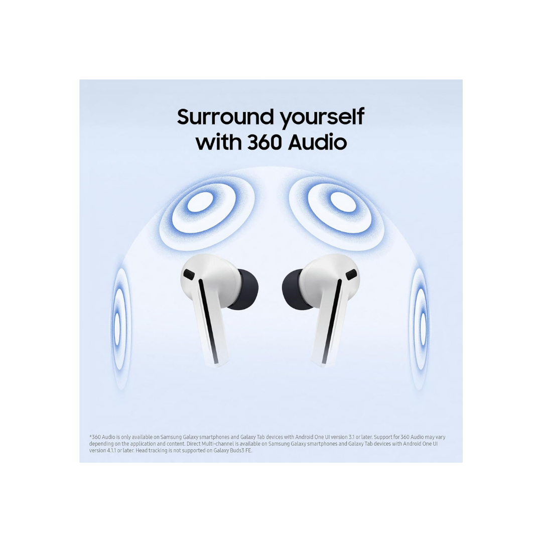 Samsung Galaxy Buds3 FE 360 Audio Noise Cancelling Black Headphones