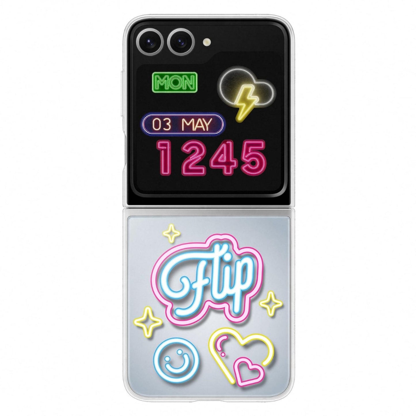 Samsung Galaxy Official Neon Flipsuit Galaxy Z Flip6 Grey Case