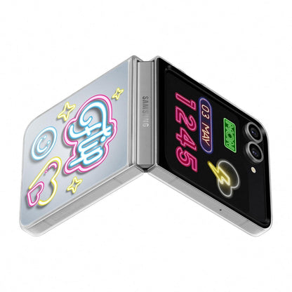Samsung Galaxy Official Neon Flipsuit Galaxy Z Flip6 Grey Case