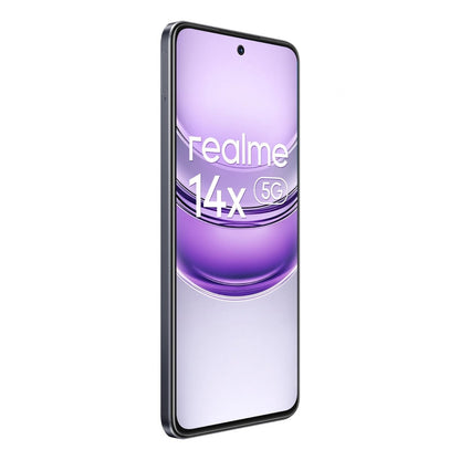 realme 14X 5G 128GB 6GB RAM Dual SIM Black Smartphone