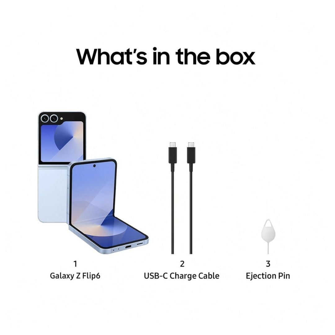 Samsung Galaxy Z Flip6 12GB 256GB Blue Smartphone