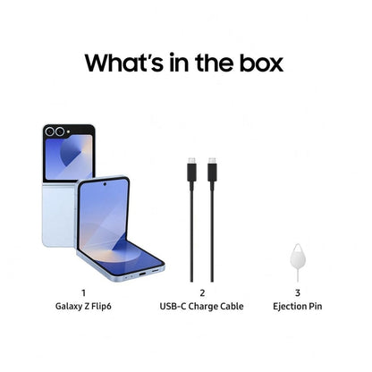 Samsung Galaxy Z Flip6 12GB 256GB Blue Smartphone