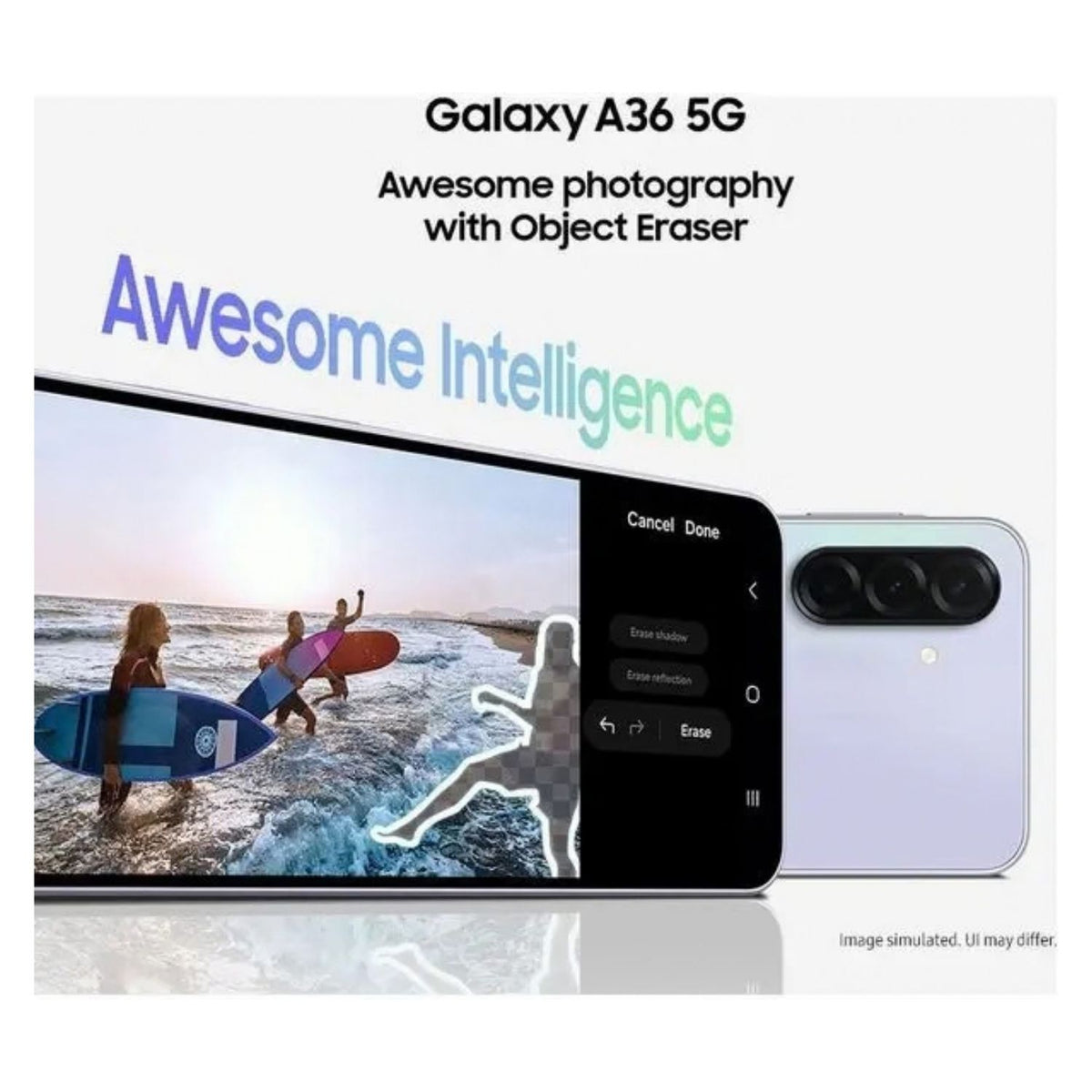 Samsung Galaxy A36 5G 128GB Purple Android Smartphone