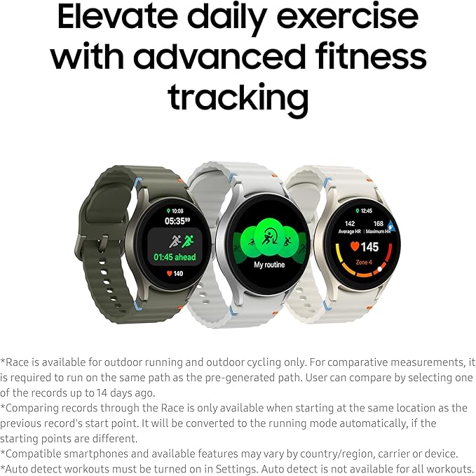 Samsung Galaxy Watch7 40mm Bluetooth Cream Smartwatch