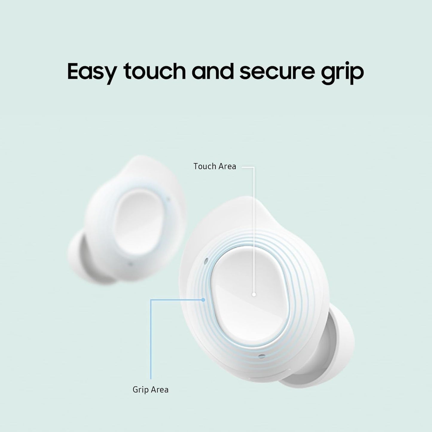 Samsung Galaxy Buds FE Wireless Active Noise Cancelling White Earbuds