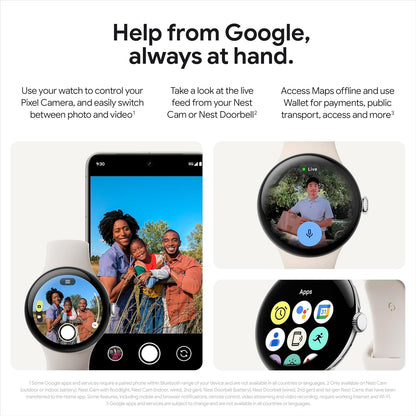 Google Pixel Watch 3 45mm Matte Black Wifi Android Smartwatch