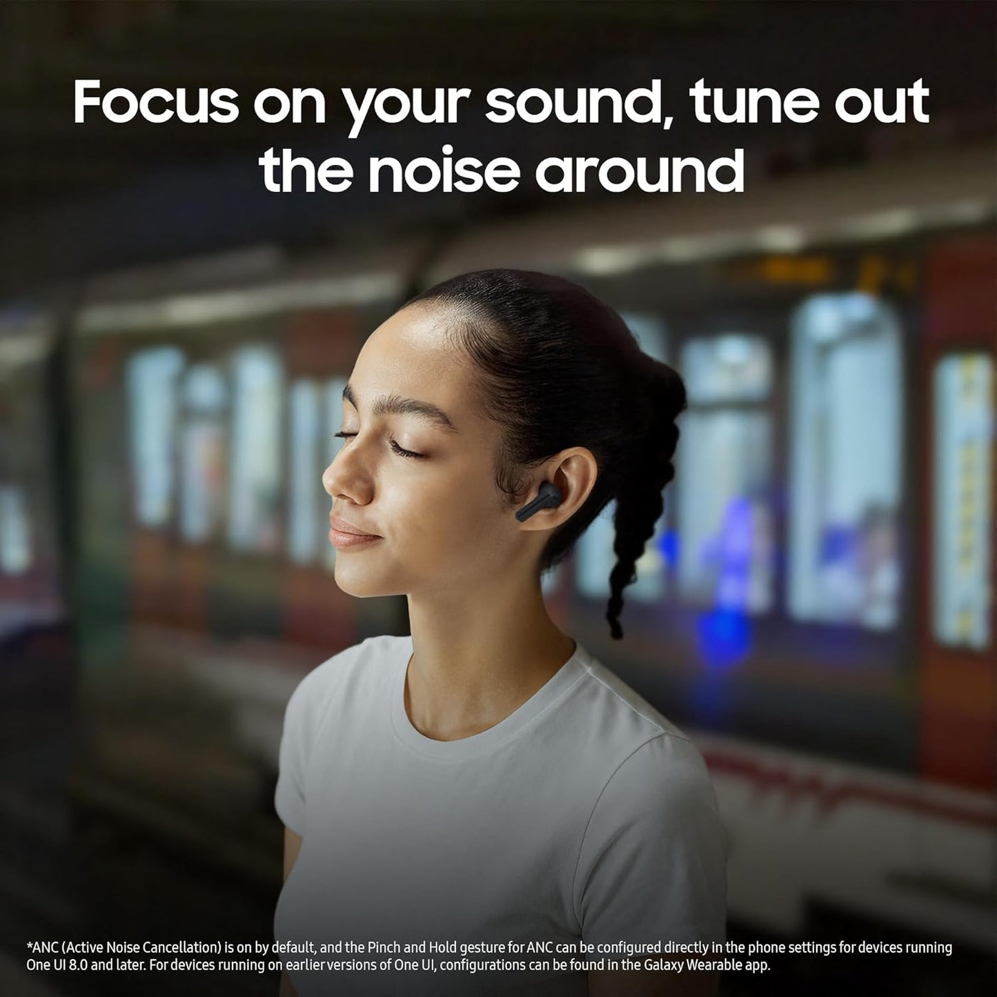 Samsung Galaxy Buds3 FE 360 Audio Active Noise Cancelling Grey Headphones