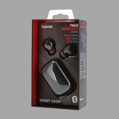 Hama Spirit Chop True Wireless Black Bluetooth Earbuds