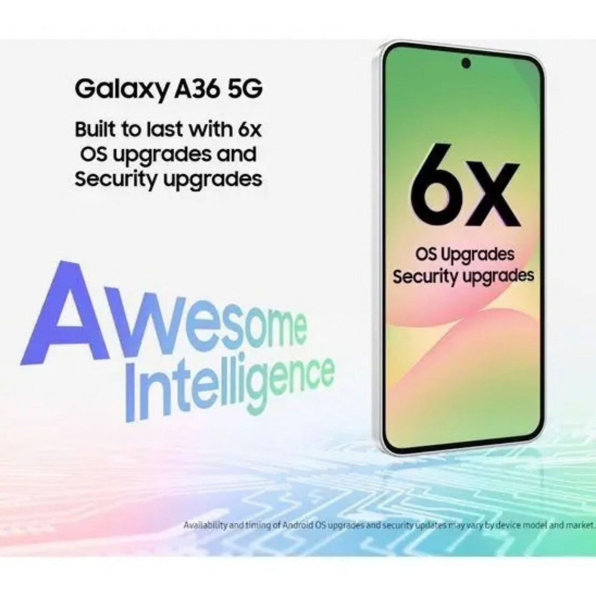 Samsung Galaxy A36 5G 128GB Purple Android Smartphone