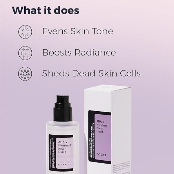 COSRX AHA 7 Whitehead Power Liquid Glow-Boosting Exfoliant 100ML