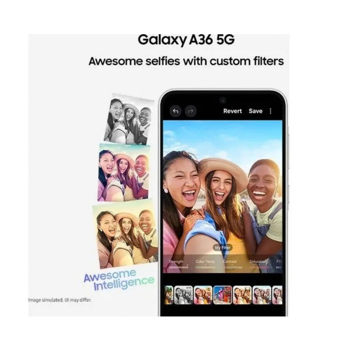 Samsung Galaxy A36 5G 128GB Purple Android Smartphone