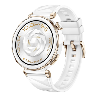 HUAWEI Watch GT 5 Pro 42mm iOS and Android Compatible White Smartwatch