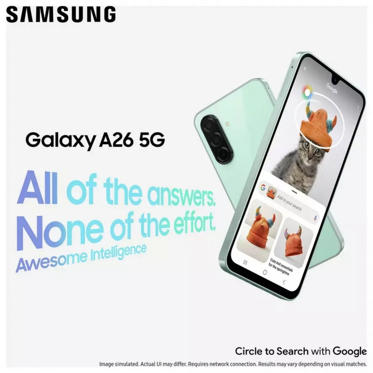 Samsung Galaxy A26 5G 128GB Dual SIM Mint Android Smartphone