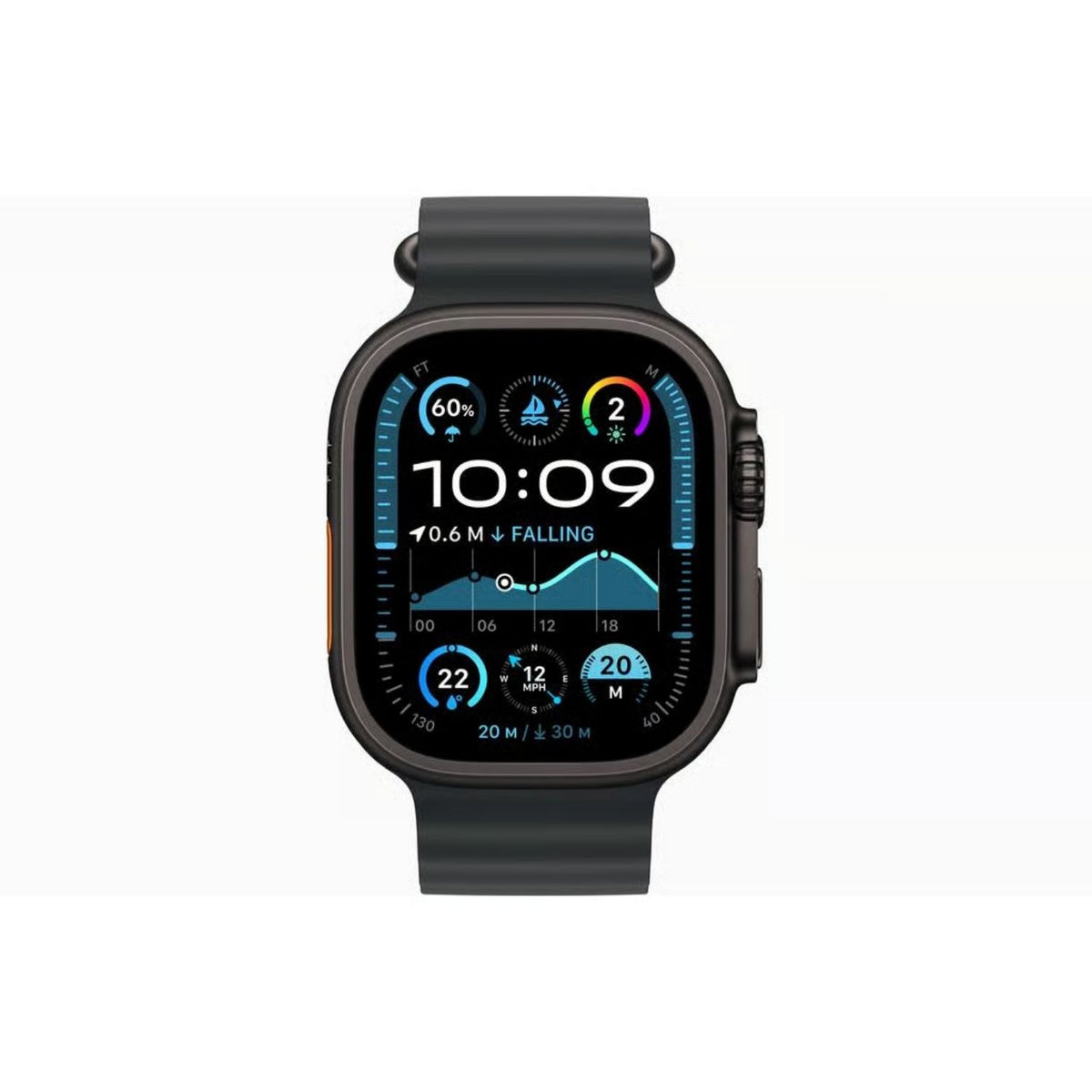 Apple Watch Ultra 2 GPS + Cellular 49mm Titanium Black Smartwatch
