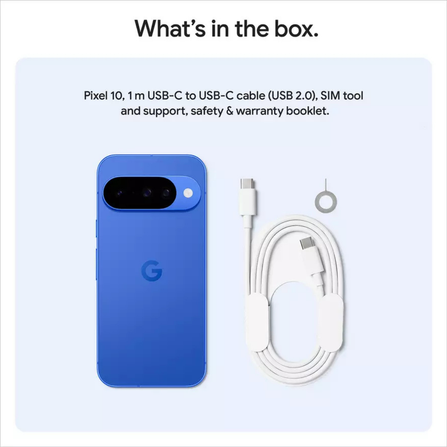Google Pixel 10 5G 128GB Indigo Android Smartphone