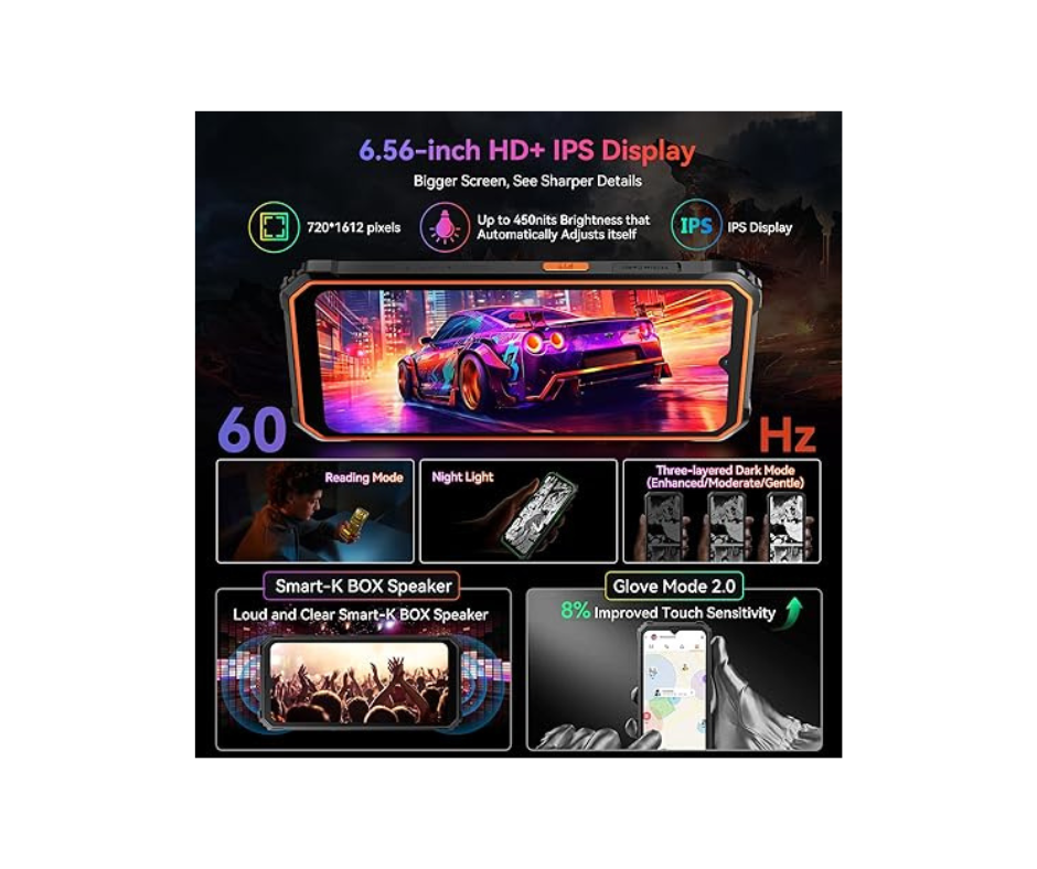 Blackview BV4800 Pro 4G LTE 128GB Black Smartphone