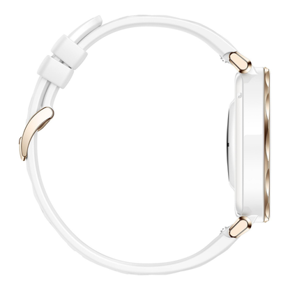 HUAWEI Watch GT 5 Pro 42mm iOS and Android Compatible White Smartwatch