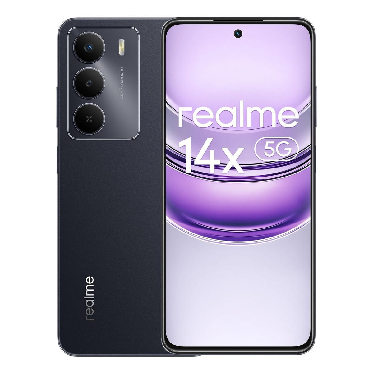 realme 14X 5G 128GB 6GB RAM Dual SIM Black Smartphone