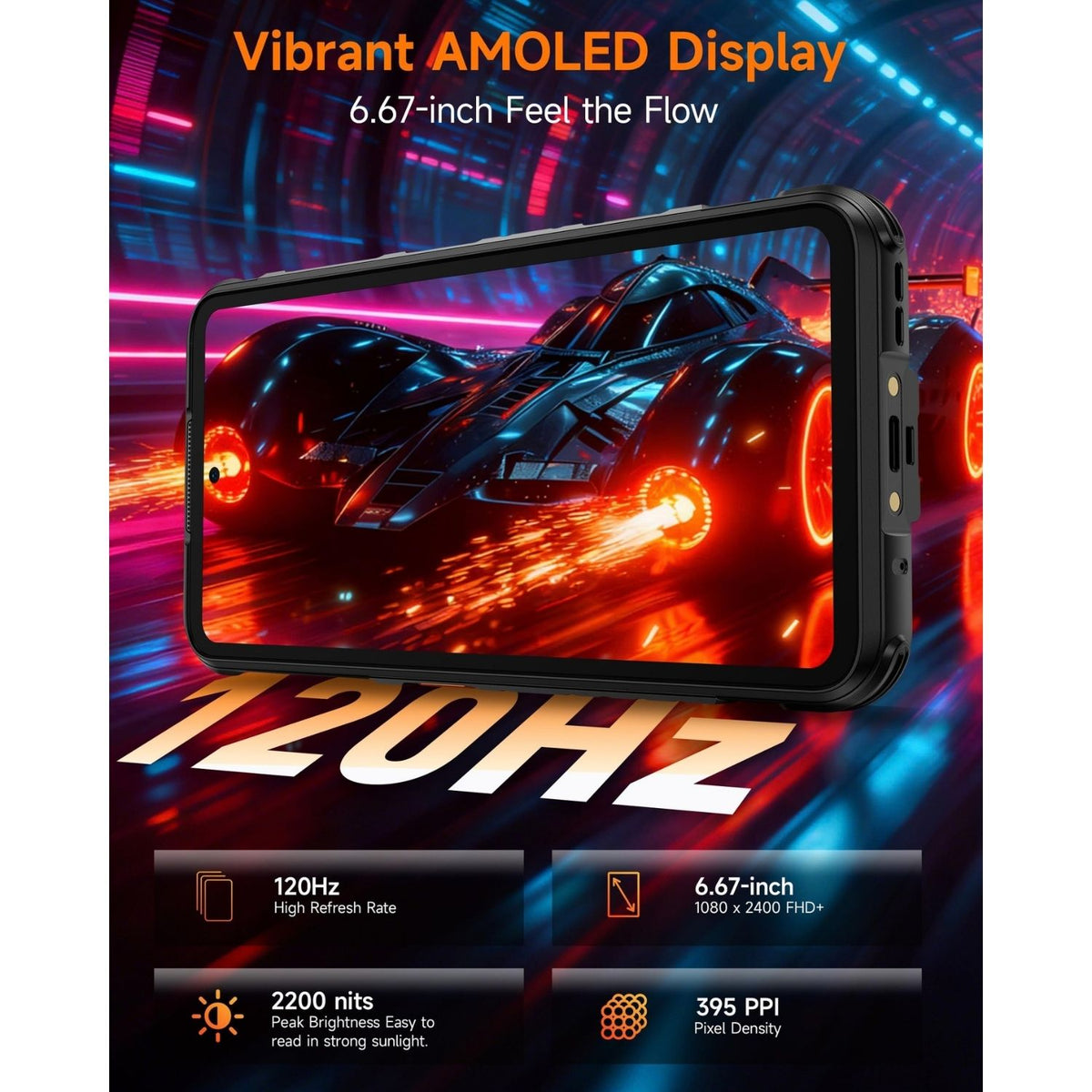 RugOne Xever 7 512GB 24GB RAM Dual SIM Rugged Smartphone