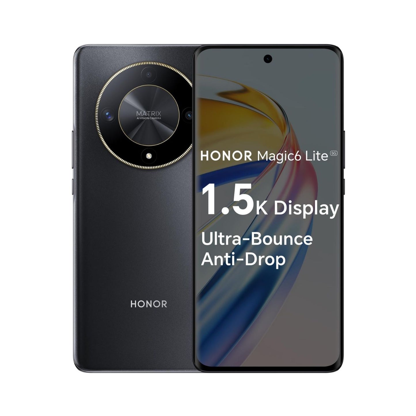 Honor Magic6 Lite 256GB Dual SIM Midnight Black Smartphone