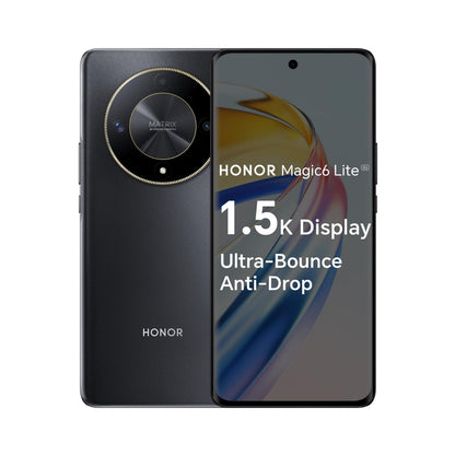Honor Magic6 Lite 256GB Dual SIM Midnight Black Smartphone