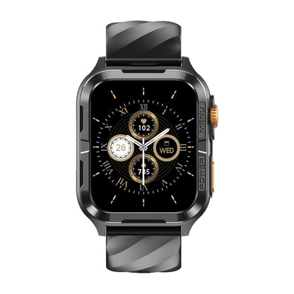 Blackview W10 Pro Bluetooth Calling, GPS & 600mAh Battery Black Men's Smartwatch