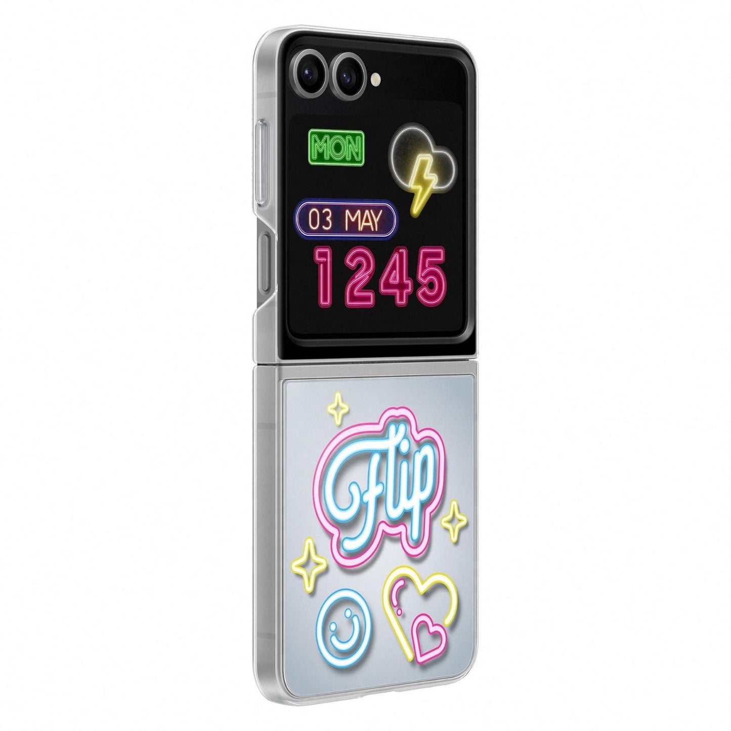 Samsung Galaxy Official Neon Flipsuit Galaxy Z Flip6 Grey Case
