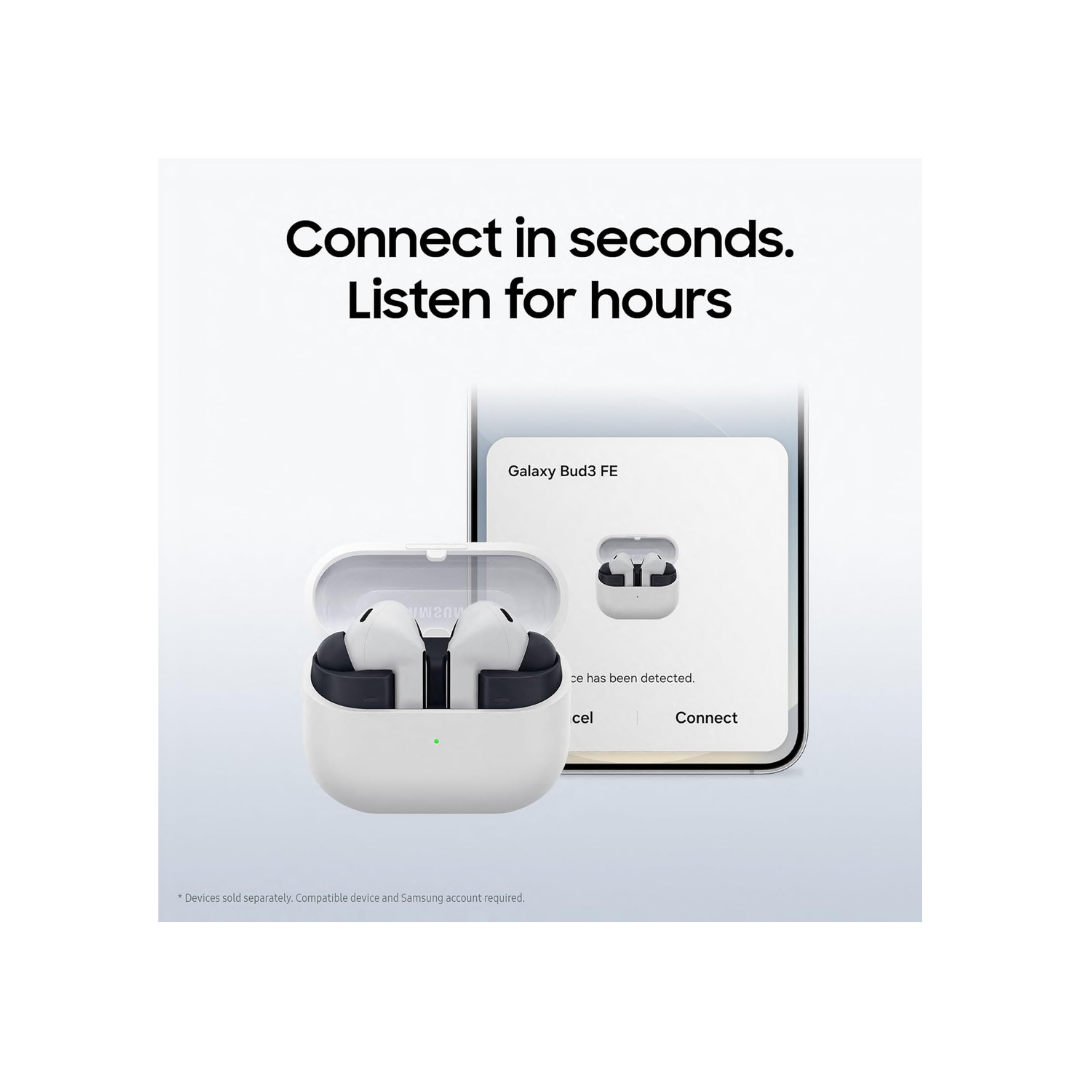 Samsung Galaxy Buds3 FE 360 Audio Noise Cancelling Black Headphones
