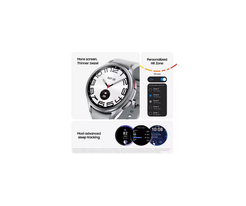 Samsung Galaxy Watch 6 Classic 47mm Bluetooth Silver Smartwatch