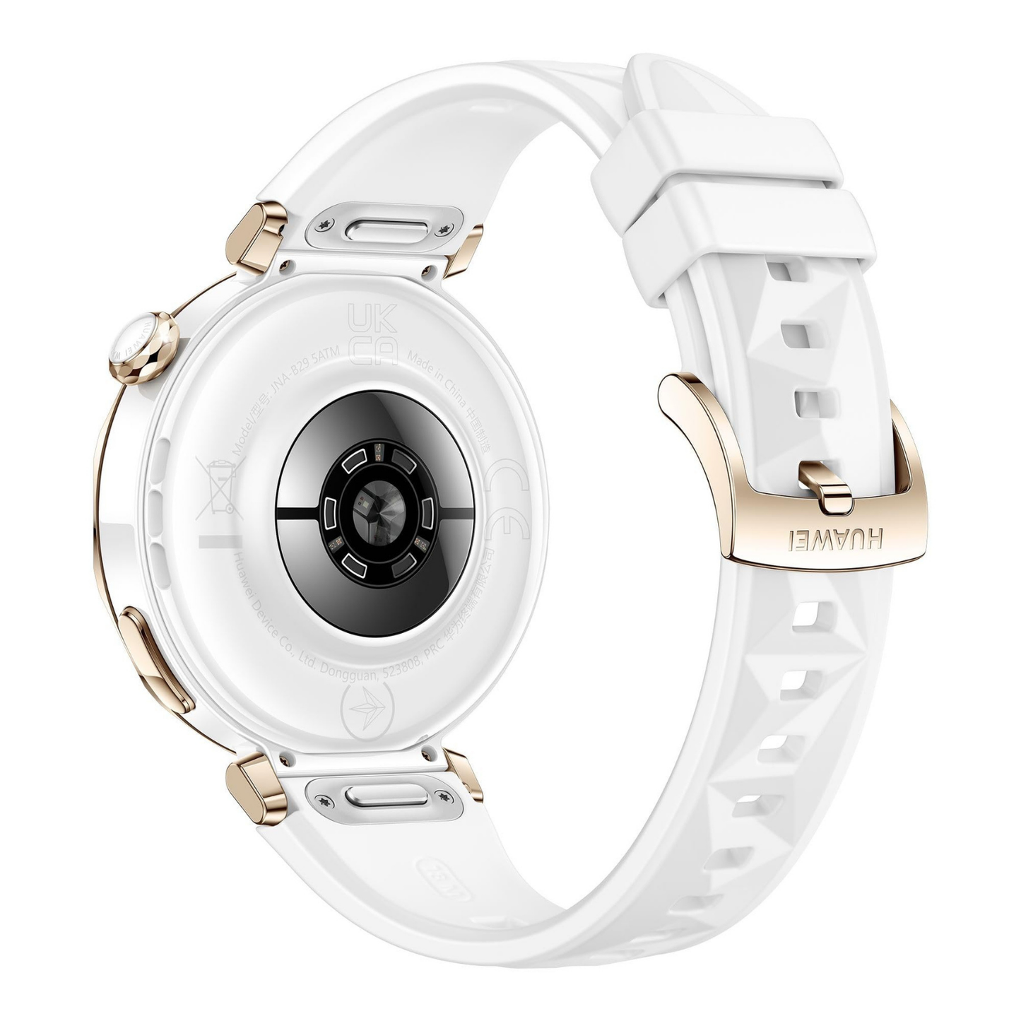 HUAWEI Watch GT 5 Pro 42mm iOS and Android Compatible White Smartwatch