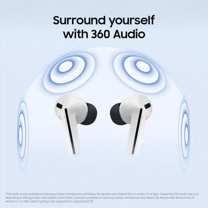Samsung Galaxy Buds3 FE 360 Audio Active Noise Cancelling Grey Headphones