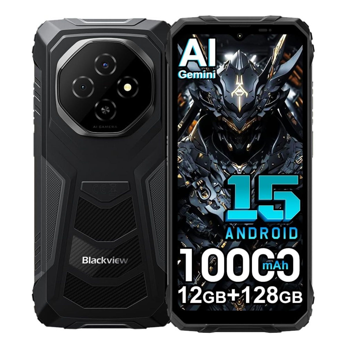 Blackview Fort 1 12GB 128GB/2TB Rugged Black Smartphone