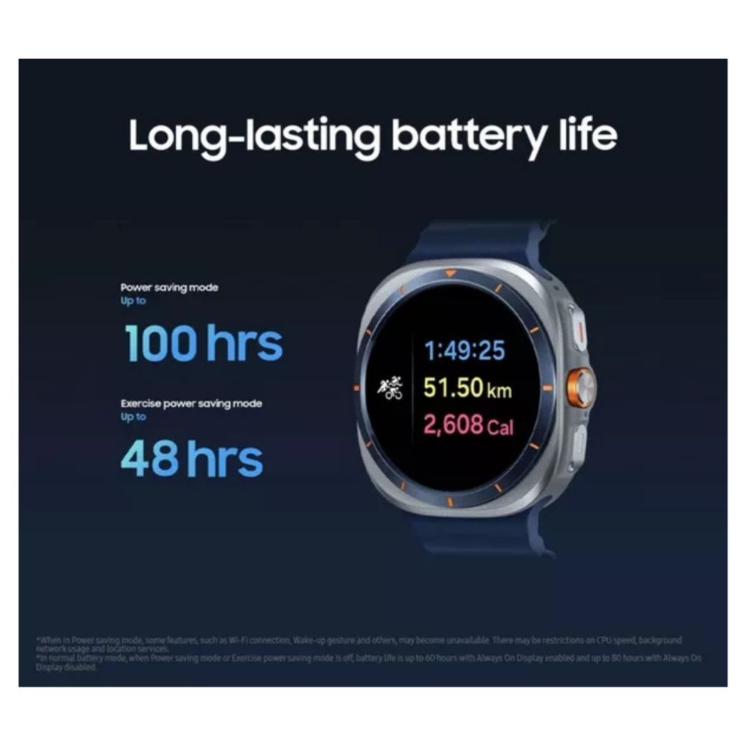 Samsung Galaxy Watch Ultra 2025 LTE 47mm Titanium Silver Smartwatch