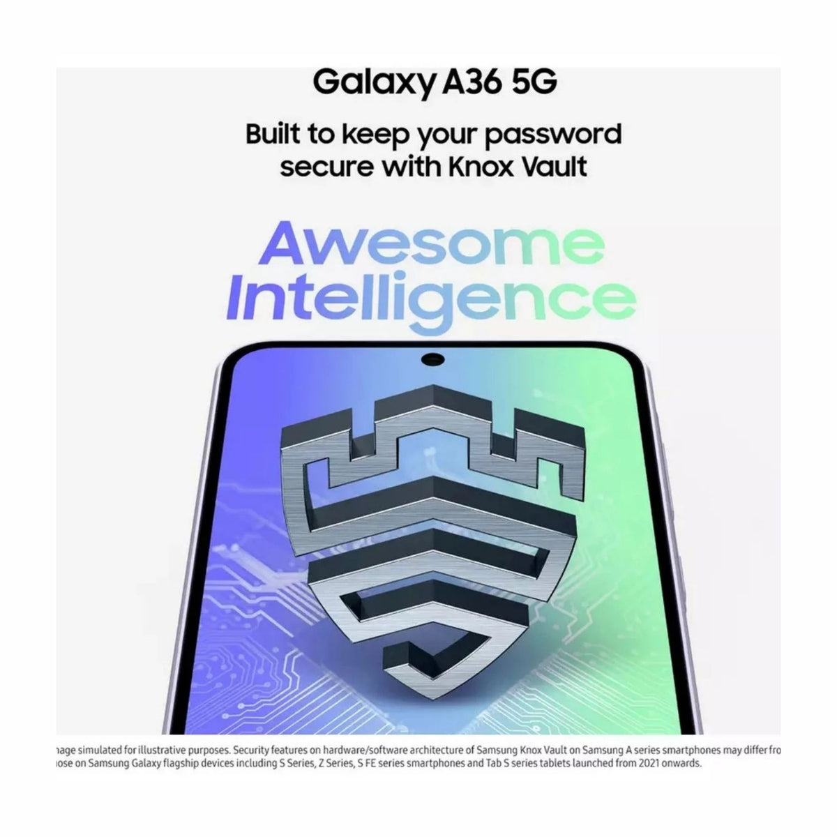 Samsung Galaxy A36 5G 256GB Awesome Black Smartphone