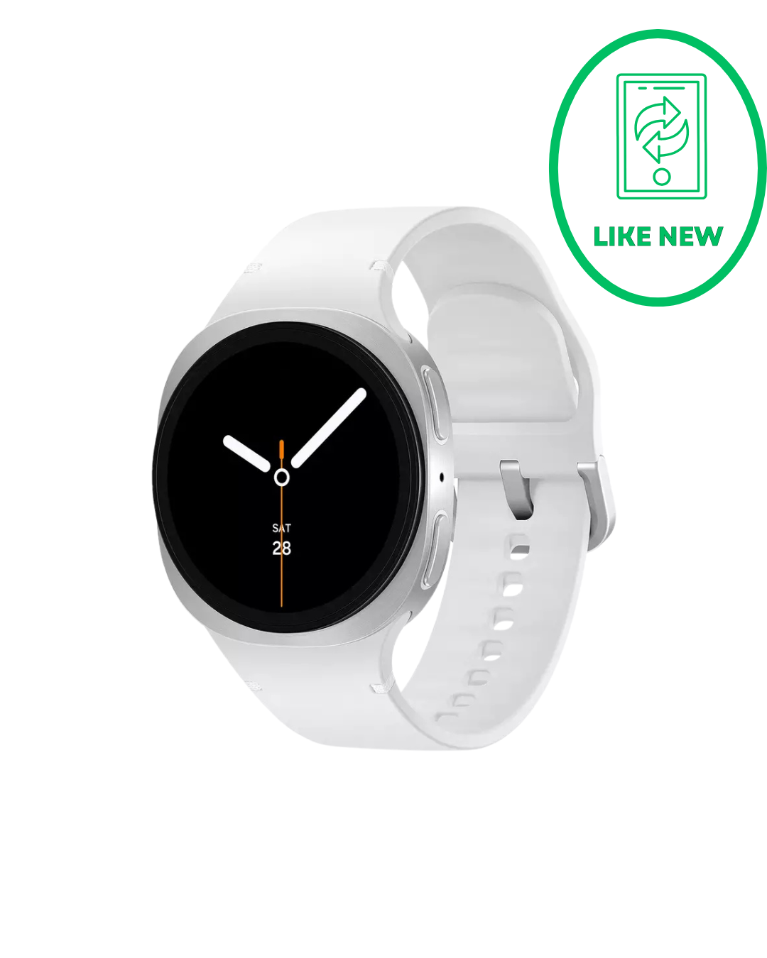 Samsung Galaxy Watch8 Bluetooth 40mm Silver Smartwatch LIKE NEW