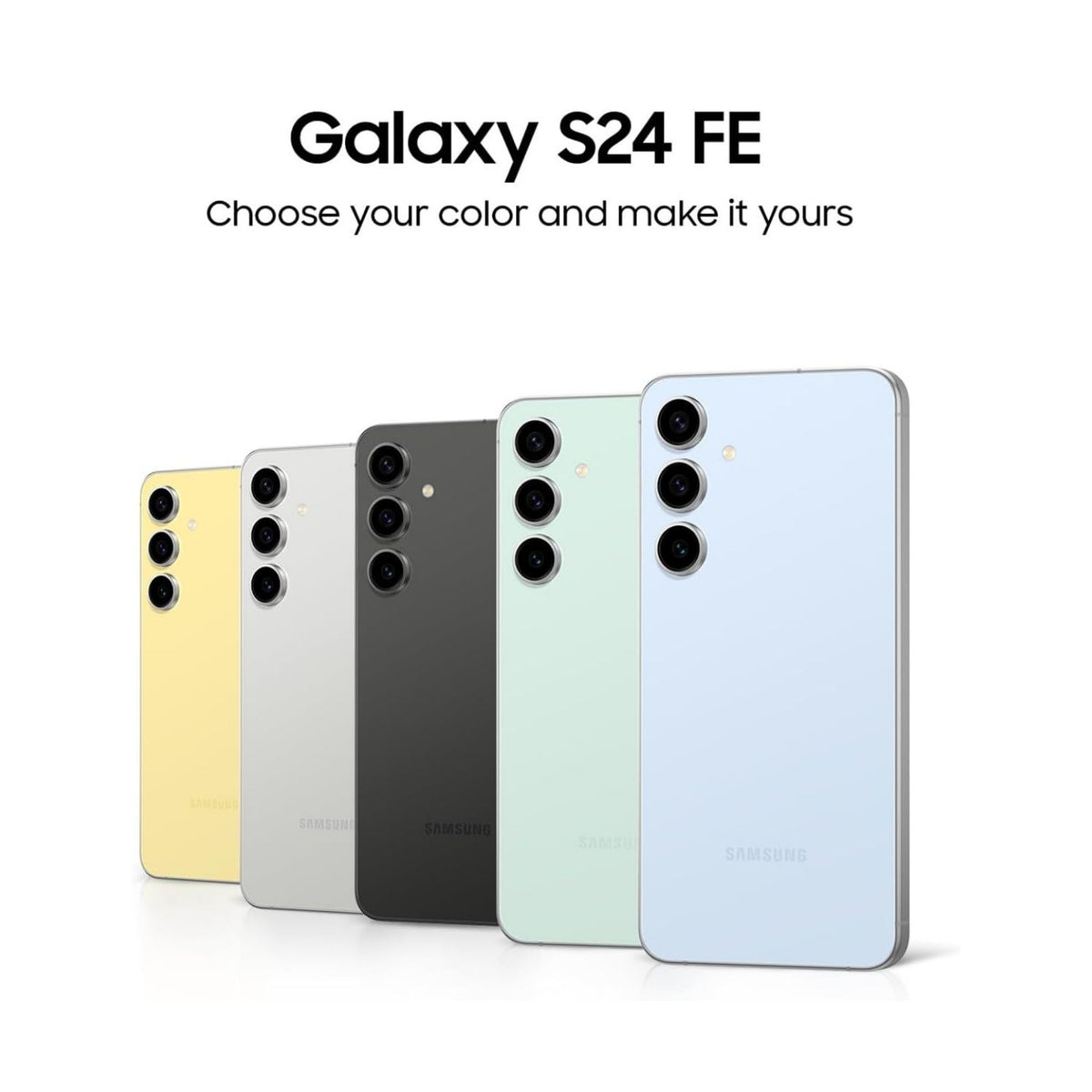 Samsung Galaxy S24 FE 5G 128GB Yellow Smartphone
