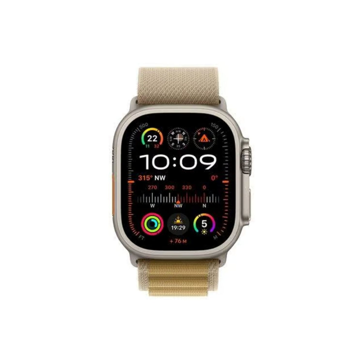 Apple Watch Ultra 2 GPS + Cellular 49mm Titanium Olive Alpine Loop