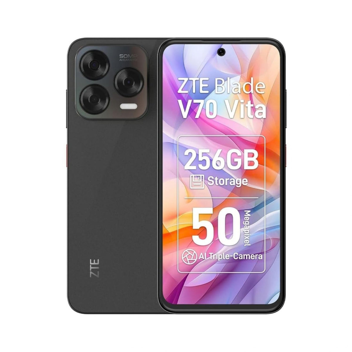 ZTE Blade V70 Vita 256GB 4GB RAM Dual SIM Grey Smartphone