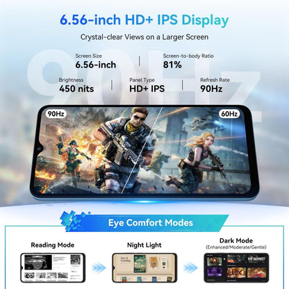 Blackview WAVE 8 4G 8GB 128GB/2TB Blue Smartphone