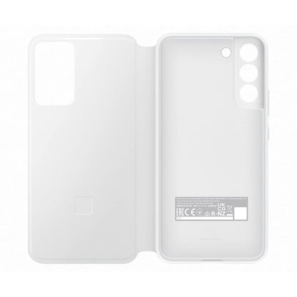 Samsung Official S22+ Smart Clear View Cover White