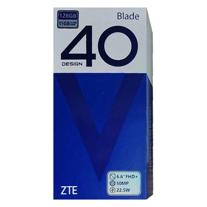 ZTE Blade V40 Design 128GB Starry Black Smartphone