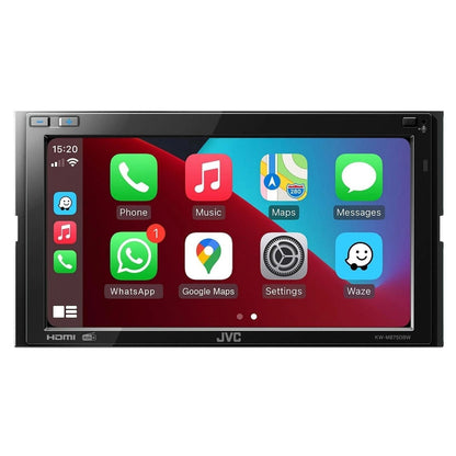 JVC KW‑M875DBW 6.8" Wireless Apple CarPlay & Android Auto Car Stereo