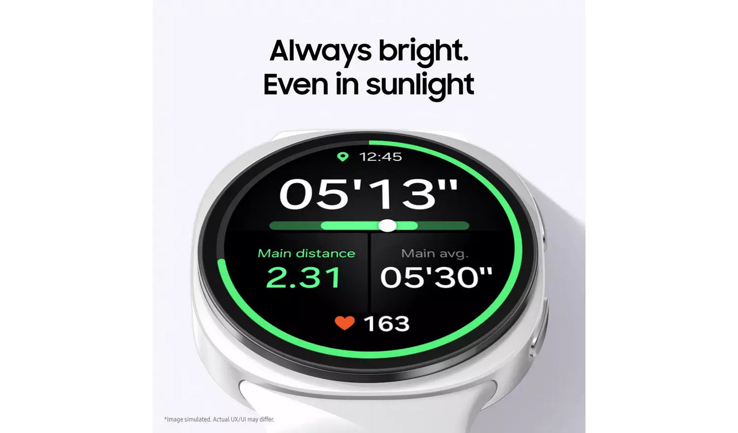 Samsung Galaxy Watch8 Bluetooth 40mm Silver Smartwatch LIKE NEW