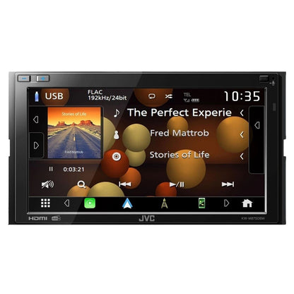 JVC KW‑M875DBW 6.8" Wireless Apple CarPlay & Android Auto Car Stereo