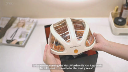 TouchBeauty Graphene FIR Infrared Red Light Hair Growth Therapy Helmet