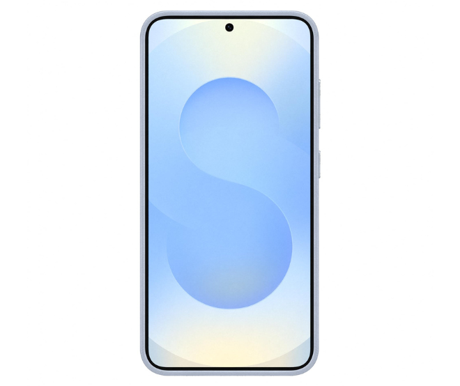 Official Samsung Galaxy Kindsuit Faux Leather Case for Galaxy S25 Light Blue
